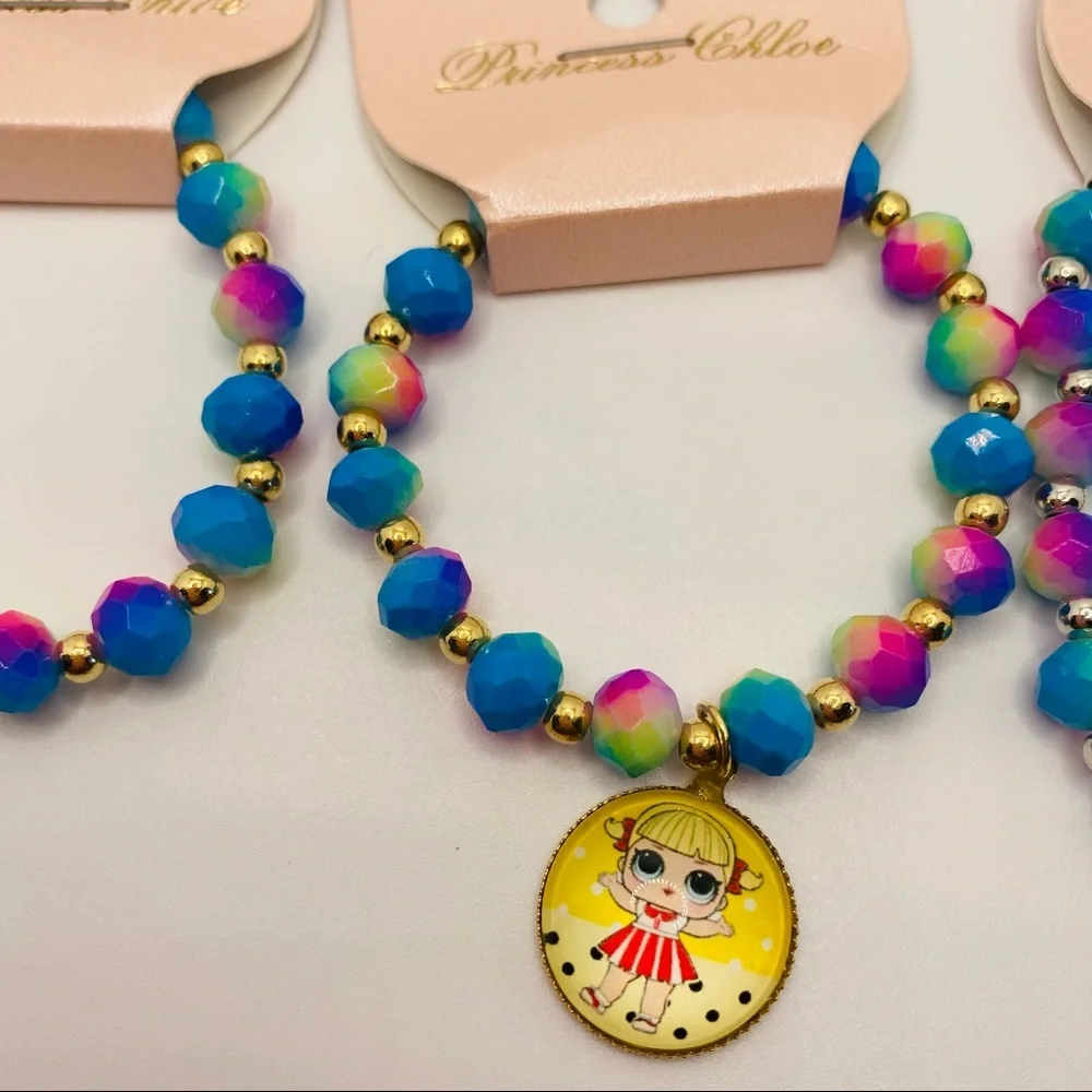 Bracelets Kids Girly 3 Pieces Total! ADORABLE! Brand new in packaging!